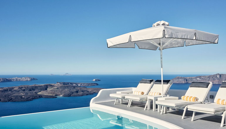 5* Katikies Chromata Santorini / The Leading Hotels of the World - Ημεροβίγλι, Σαντορίνη