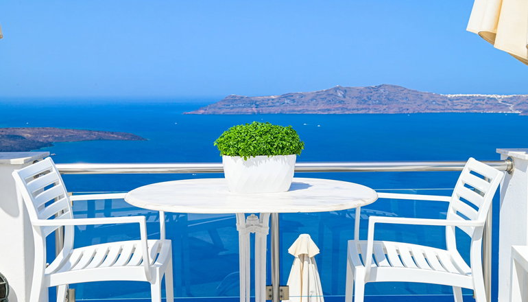 Kafieris Blue - Φηροστεφάνι, Σαντορίνη