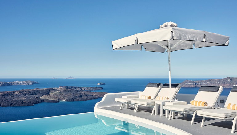 5* Katikies Chromata Santorini / The Leading Hotels of the World - Ημεροβίγλι, Σαντορίνη