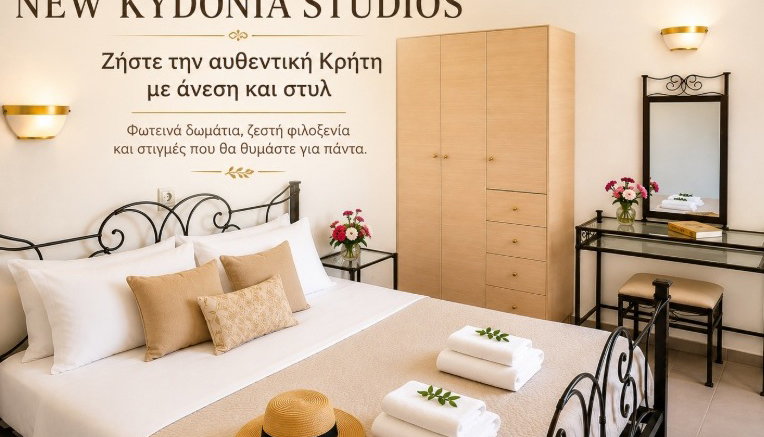 Nea Kydonia Suites & Studios - Δαρατσός, Χανιά, Κρήτη