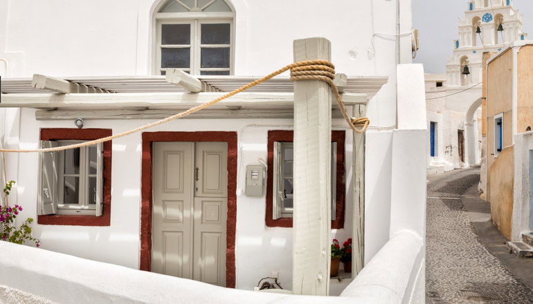 Kampanario Villa Santorini